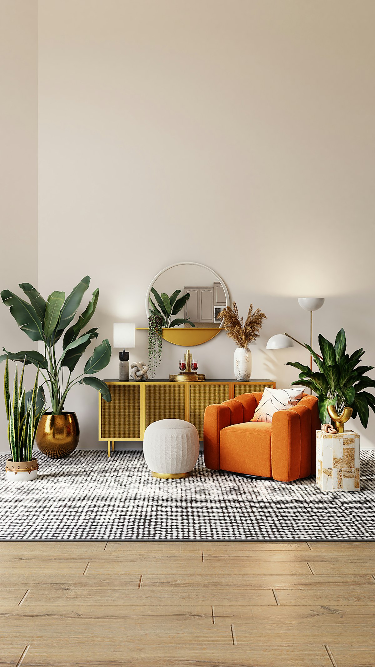 Clean, restored, healthy home interior after remediation